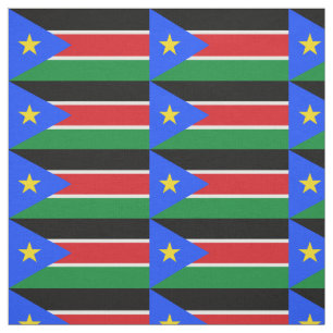 South Sudan Flag Fabric