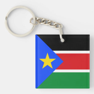 South Sudan Flag Key Ring