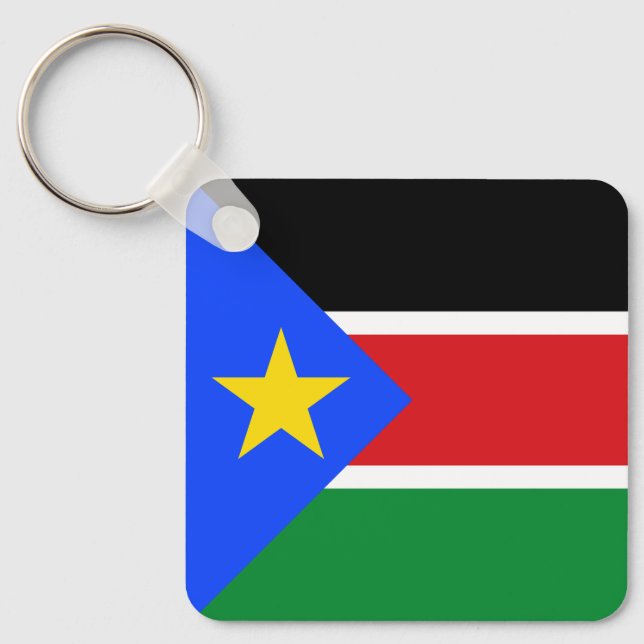 South Sudan Flag Key Ring (Front)