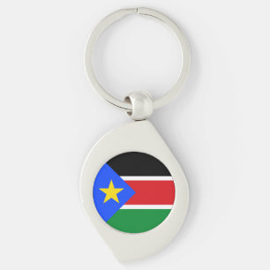 South Sudan Flag Key Ring