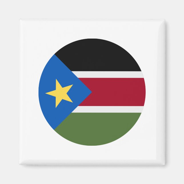 South Sudan Flag Magnet (Front)