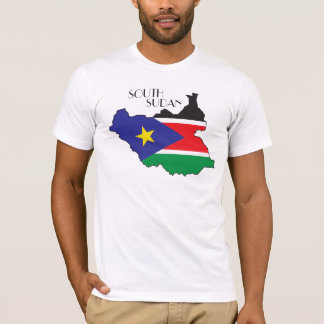 South Sudan Flag-Map Shirt