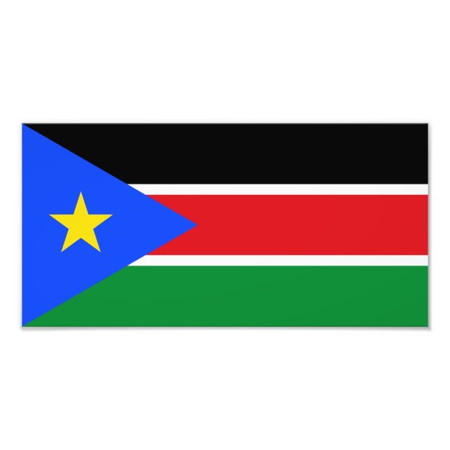 South Sudan Flag Photo Print (Front)