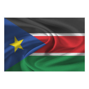 South Sudan Flag Photo Print