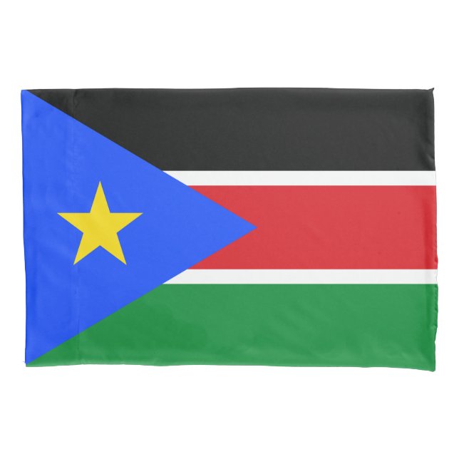 South Sudan Flag Pillowcase (Front)