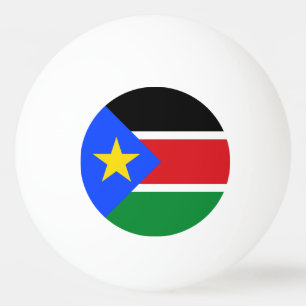 South Sudan Flag Ping Pong Ball