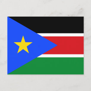 South Sudan Flag Postcard