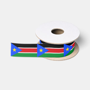 South Sudan Flag Satin Ribbon