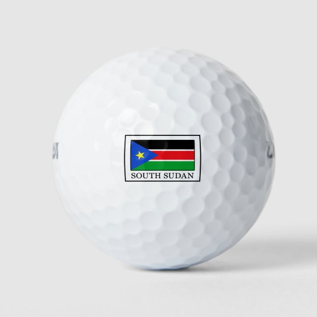 South Sudan Golf Balls (Front)