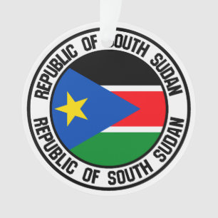 South Sudan Round Emblem Ornament