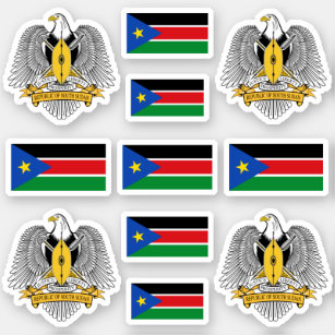 South Sudanese symbols /Coat of arms and flag