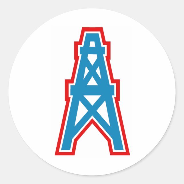 South Texas Youth Football League Alice Oilers Classic Round Sticker (Front)