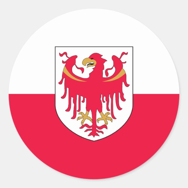South Tyrol, Italy Classic Round Sticker (Front)