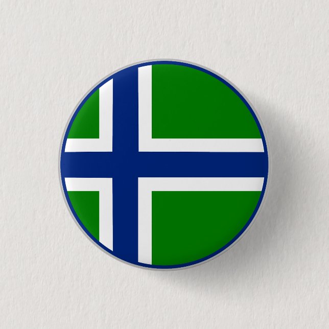 South Uist Flag 3 Cm Round Badge (Front)