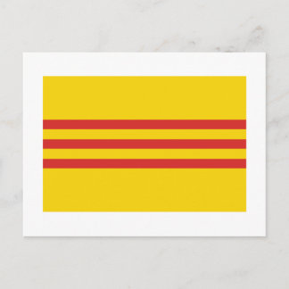 South Vietnam Flag Postcard
