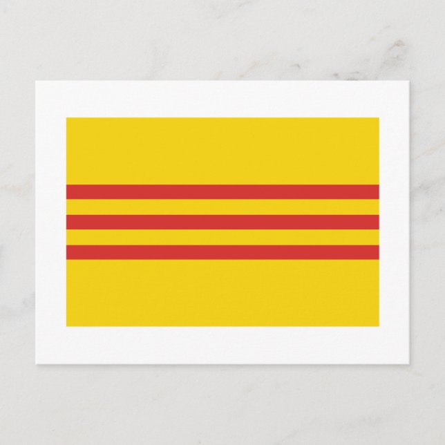 South Vietnam Flag Postcard (Front)