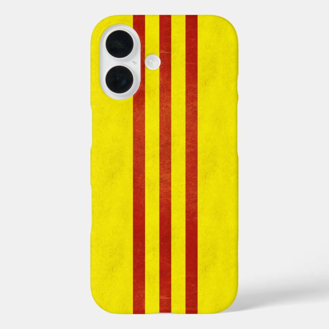South Vietnam Light Grunge Flag Case-Mate iPhone Case (Back)
