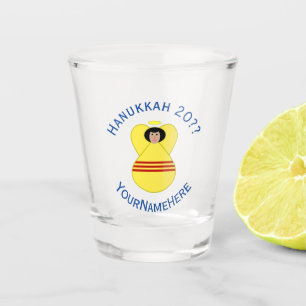 South Vietnamese Flag Hanukkah Angel Personalised Shot Glass