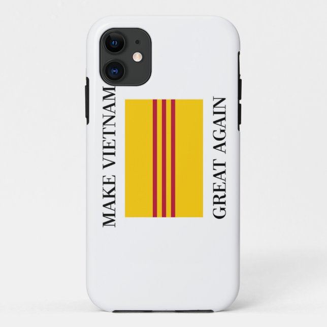 South Vietnamese Flag - Make Vietnam Great Again Case-Mate iPhone Case (Back)