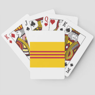 South Vietnamese Flag - Vietnam Cờ vàng ba sọ Playing Cards