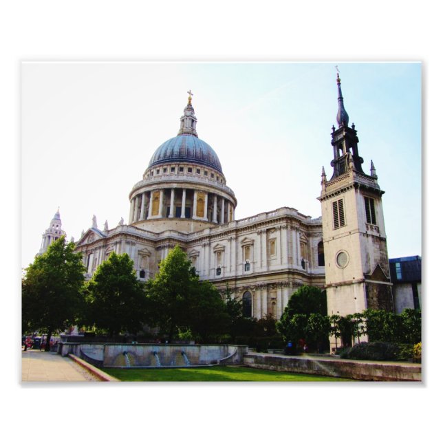 South View of St Paul's, London Photo Print (Front)