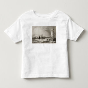South Wall Lighthouse with Howth Hill Toddler T-Shirt