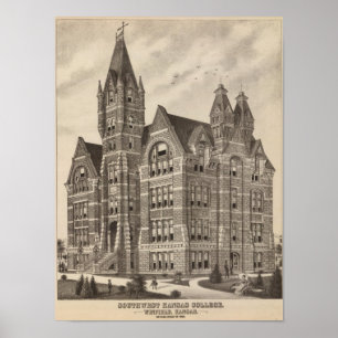 South West Kansas College, Winfield, Kansas Poster