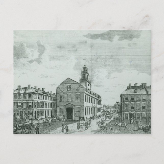 South West View of The Old State House Postcard (Front)