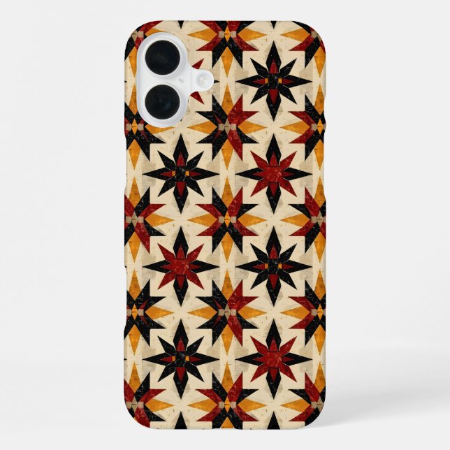 South Western tiled pattern  iPhone Case (Back)