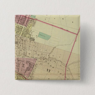 South Wheeling, fifth, sixth and eighth wards 15 Cm Square Badge