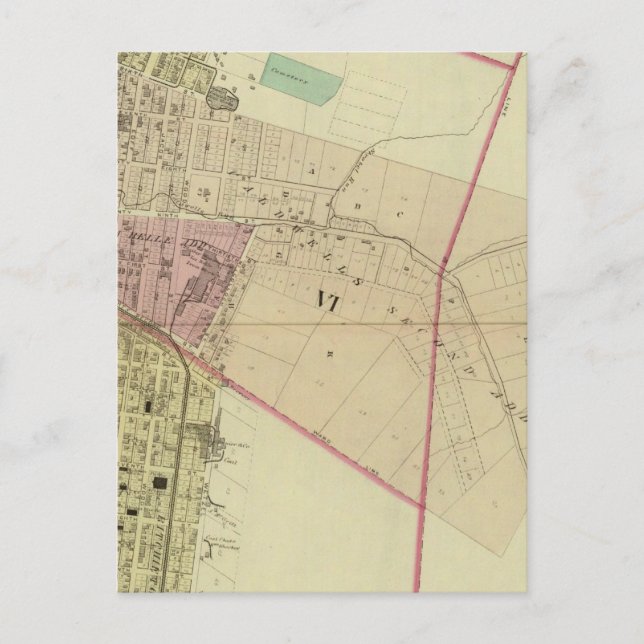 South Wheeling, fifth, sixth and eighth wards Postcard (Front)