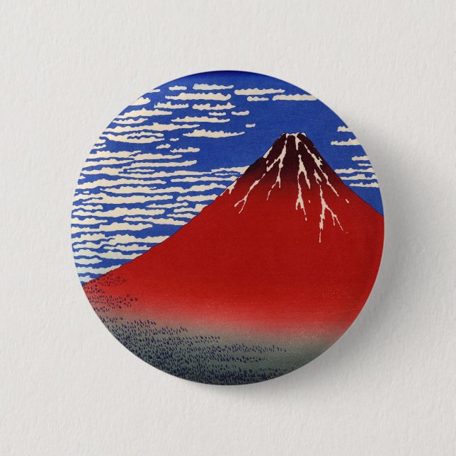 South Wind, Clear Sky 6 Cm Round Badge (Front)