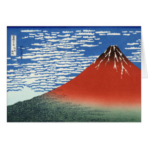 South Wind Clear Sky, Red Fuji, Katsushika Hokusai