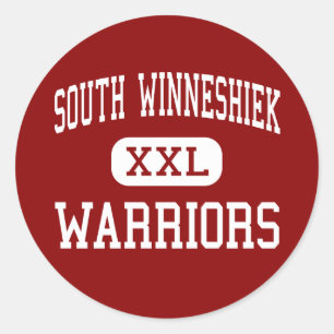South Winneshiek - Warriors - High - Calmar Iowa Classic Round Sticker