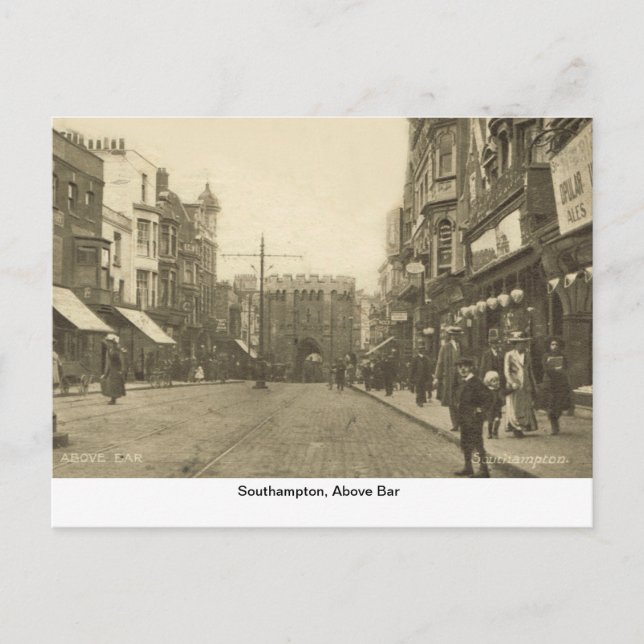 Southampton, above Bar Postcard (Front)
