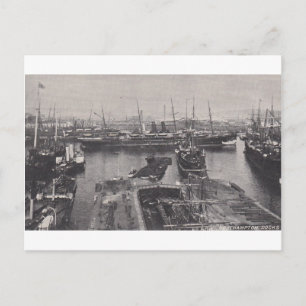 Southampton Docks 1905 Postcard