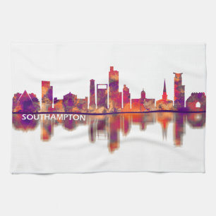 Southampton England Skyline Tea Towel