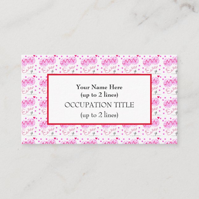 Southaven Throwback! Geometric Patterns 2 Business Card (Front)