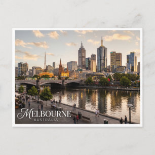 Southbank Promenade Melbourne Australia Postcard