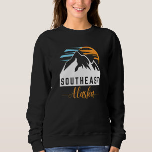 Southeast AK Sunrise Sunset & Mountains Outdoor Ad Sweatshirt