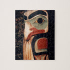 Southeast Alaska Wood Carved Totem Pole