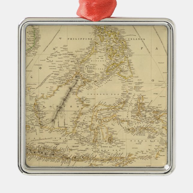 Southeast AsiaIndonesia Metal Tree Decoration (Front)