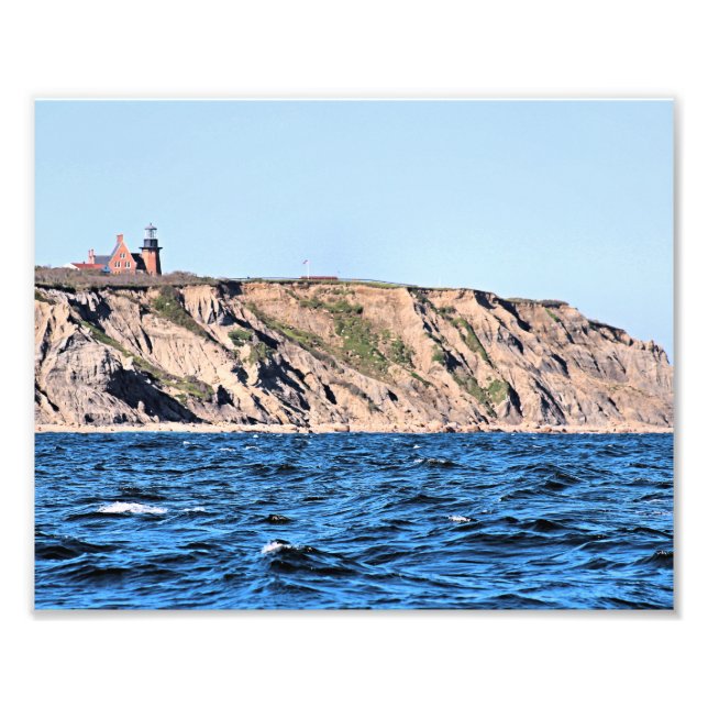 Southeast Lighthouse, Block Island RI Photo Print (Front)