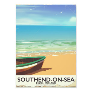 Southend-on-Sea, Essex Vintage travel poster