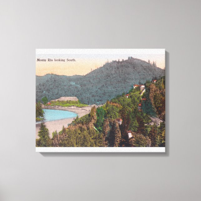 Southern Aerial View from Monte Rio Canvas Print (Front)