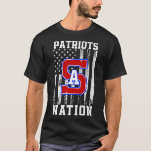 Southern Alamance Patriots Logo Nation Hs T-Shirt