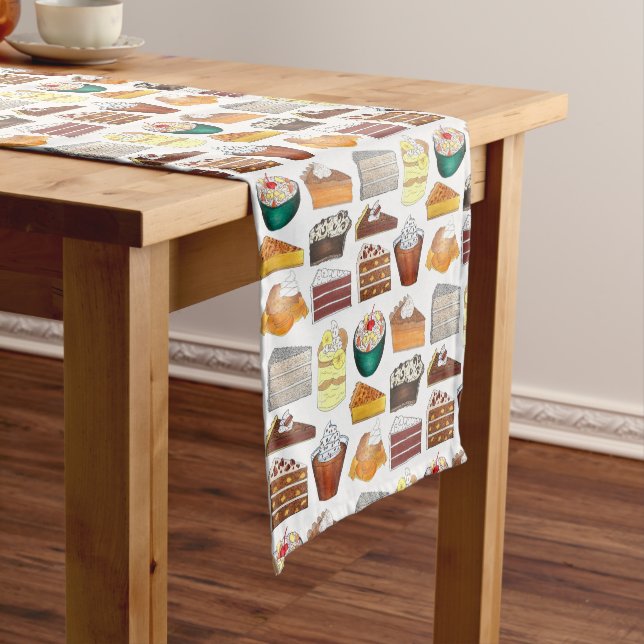 Southern Bakery Food Desserts USA American South Short Table Runner (In Situ)