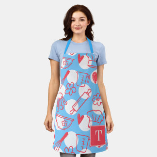 Southern Baking Polka Dot Pattern Recipe Apron