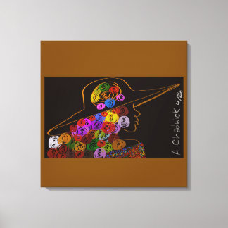 Southern Beauty Rose Canvas Print