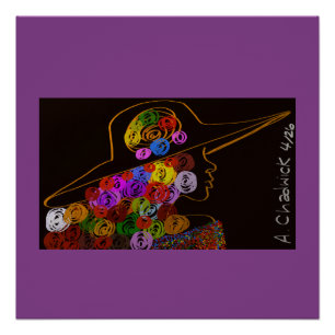 Southern Beauty Rose Poster